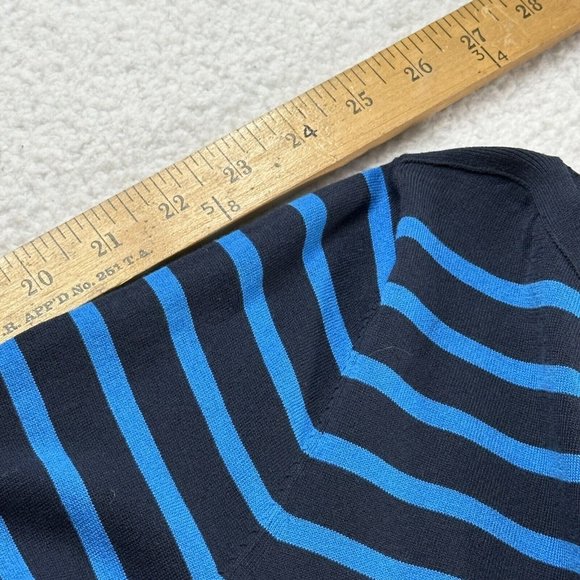 NWT Banana Republic Women's Preppy Stripe Ooh La La Sweater Size 14 Blue $79.50 - Picture 5 of 8